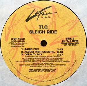 TLC : Sleigh Ride (12", Single, Promo)