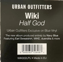 Load image into Gallery viewer, Wiki (3) : Half God (2xLP, Album, Ltd, Blu)