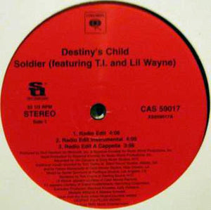 Destiny's Child Feat. T.I. And Lil Wayne : Soldier (12", Single)