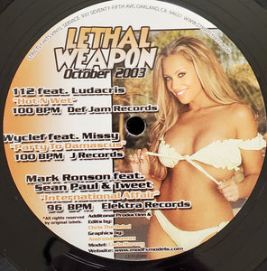 Various : Lethal Weapon October 2003 (12", Unofficial)