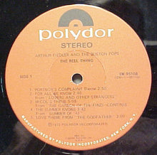 Load image into Gallery viewer, Arthur Fiedler And Boston Pops Orchestra : The Reel Thing (LP, Club, Cap)