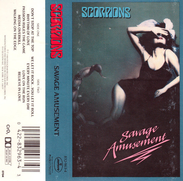 Scorpions : Savage Amusement (Cass, Album, CrO)