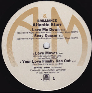 Atlantic Starr : Brilliance (LP, Album, R -)
