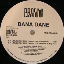 Load image into Gallery viewer, Dana Dane : A Little Bit Of Dane Tonight (12", Promo)