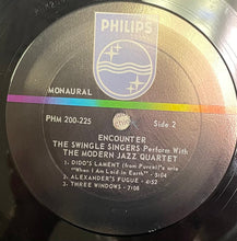 Load image into Gallery viewer, The Swingle Singers* With The Modern Jazz Quartet : Encounter: The Swingle Singers Perform With The Modern Jazz Quartet (LP, Album, Mono)