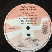 Load image into Gallery viewer, Supertramp : Free As A Bird (LP, Album, Blu)