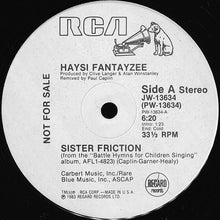 Load image into Gallery viewer, Haysi Fantayzee : Sister Friction (12", Promo)