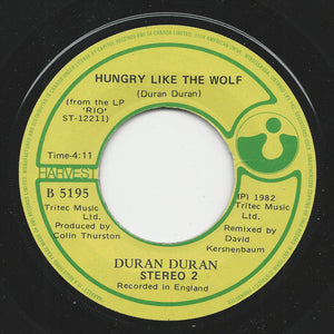 Duran Duran : Hungry Like The Wolf (7", Single)