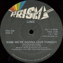 Load image into Gallery viewer, Lime (2) : Babe, We&#39;re Gonna Love Tonight (12&quot;, Single)