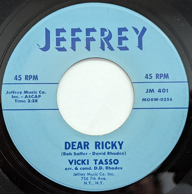 Vicki Tasso : Dear Ricky / My Boy (My Girl) (7