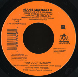 Alanis Morissette : You Learn (7", Single, Ora)
