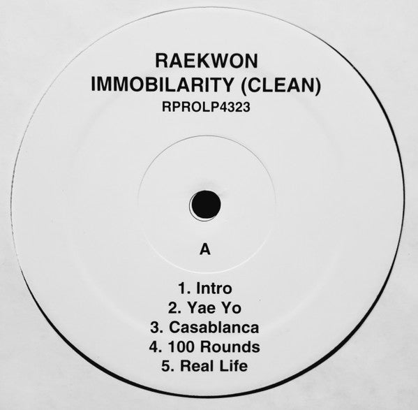 Raekwon : Immobilarity (Clean) (2xLP, Album, Promo)