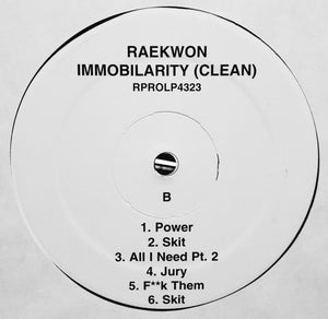 Raekwon : Immobilarity (Clean) (2xLP, Album, Promo)