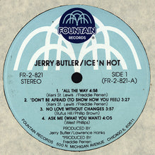 Load image into Gallery viewer, Jerry Butler : Ice &#39;n Hot (LP, Album)