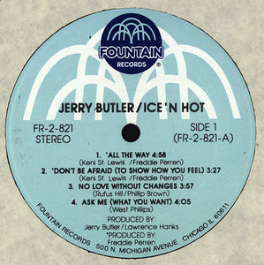 Jerry Butler : Ice 'n Hot (LP, Album)