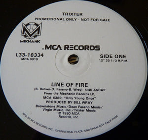 Trixter : Line Of Fire (12", Single, Promo)