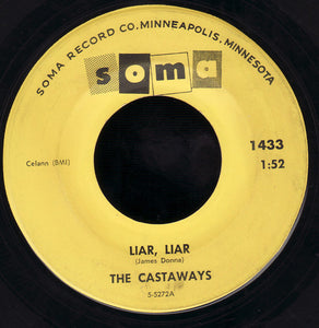 The Castaways : Liar, Liar  (7", Single, Kay)