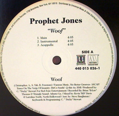 Prophet Jones : Woof / I Know You Wanna (12