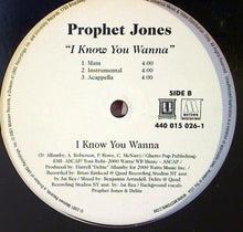 Load image into Gallery viewer, Prophet Jones : Woof / I Know You Wanna (12&quot;, Promo)