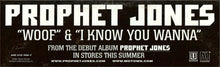 Load image into Gallery viewer, Prophet Jones : Woof / I Know You Wanna (12&quot;, Promo)
