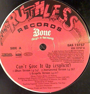 Bone Thugs-N-Harmony : Can't Give It Up (12