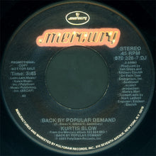 Load image into Gallery viewer, Kurtis Blow : Back By Popular Demand (7", Promo)
