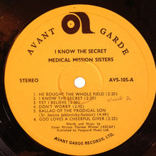 Load image into Gallery viewer, The Medical Mission Sisters* : I Know The Secret (LP, Album)