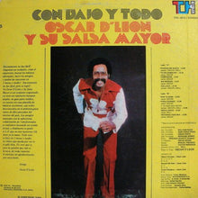 Load image into Gallery viewer, Oscar D'Leon Y Su Salsa Mayor : Con Bajo Y Todo (LP, Album, RP, Whi)