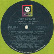 Load image into Gallery viewer, Judy Garland : At Home At The Palace (LP, Album)