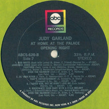 Load image into Gallery viewer, Judy Garland : At Home At The Palace (LP, Album)