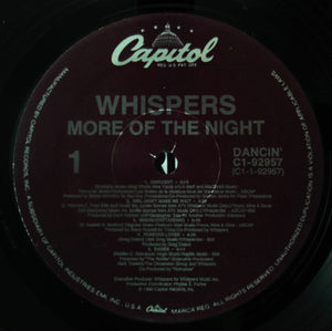 Whispers* : More Of The Night (LP, Album)