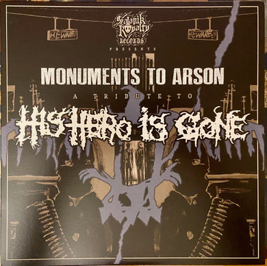 Various : Monuments To Arson - A Tribute To His Hero Is Gone (LP, Comp, Cle)