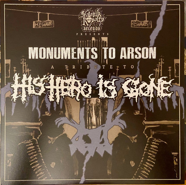 Various : Monuments To Arson - A Tribute To His Hero Is Gone (LP, Comp, Cle)