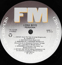 Load image into Gallery viewer, Liona Boyd : Persona (LP, Album, Car)