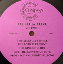 Load image into Gallery viewer, The Alleluia Company* : Alleluia Alive - Vol.1 Charismatic Worship (LP, Album)