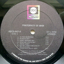 Load image into Gallery viewer, The Fraternity Of Man : The Fraternity Of Man (LP, Album)