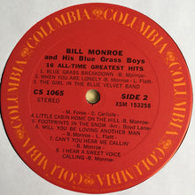 Load image into Gallery viewer, Bill Monroe And His Blue Grass Boys* : 16 All-Time Greatest Hits (LP, Comp, Rec)
