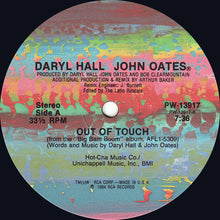 Load image into Gallery viewer, Daryl Hall John Oates* : Out Of Touch (12", Single)