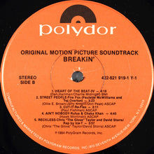 Load image into Gallery viewer, Various : Breakin&#39; - Original Motion Picture Soundtrack (LP, Comp, 53 )