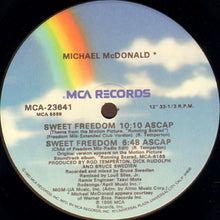 Load image into Gallery viewer, Michael McDonald : Sweet Freedom (12", Single, Glo)