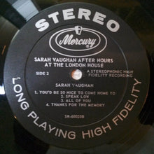 Load image into Gallery viewer, Sarah Vaughan : After Hours At The London House (LP, Album)