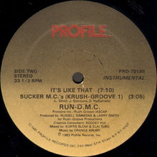 Load image into Gallery viewer, Run-D.M.C.* : It&#39;s Like That / Sucker M.C.&#39;s (Krush-Groove 1) (12&quot;, Single, Sou)