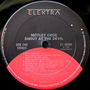 Mötley Crüe : Shout At The Devil (LP, Album, Club, RE, Car)