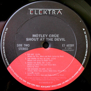 Mötley Crüe : Shout At The Devil (LP, Album, Club, RE, Car)