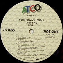 Load image into Gallery viewer, Pete Townshend&#39;s Deep End* : Live! (LP, Album, SP )