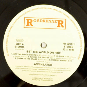 Annihilator (2) : Set The World On Fire (LP, Album)