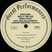 Load image into Gallery viewer, Aaron Copland, Leonard Bernstein, New York Philharmonic : Billy The Kid / Rodeo (LP, Album, RE, Ter)
