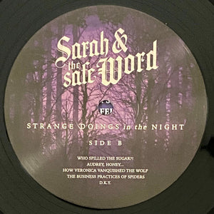 Sarah & The Safe Word* : Strange Doings In The Night (LP, Album, Vio)