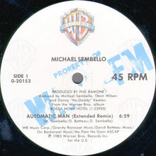Load image into Gallery viewer, Michael Sembello : Automatic Man (12", Single)