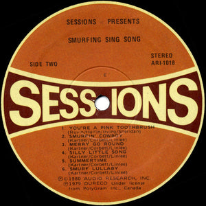 The Smurfs (2) : Smurfing Sing Song (LP)
